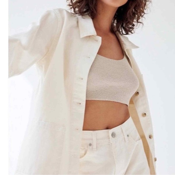 Aritzia wilfred birch Abigail shirt jacket size xs xsmall preloved - Picture 10 of 13